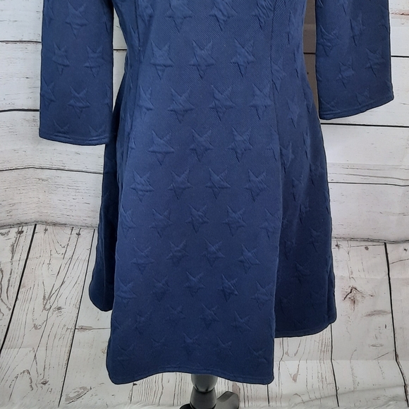 Modcloth In The Mix Knit Dress With Stars Navy - Picture 6 of 10